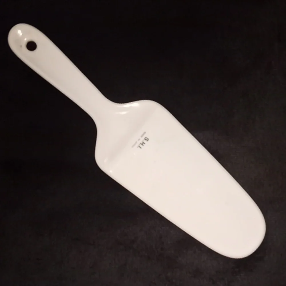 Vintage S.H.I. Porcelain Floral Pie Cake Cutter Serving Utensil Made in Japan